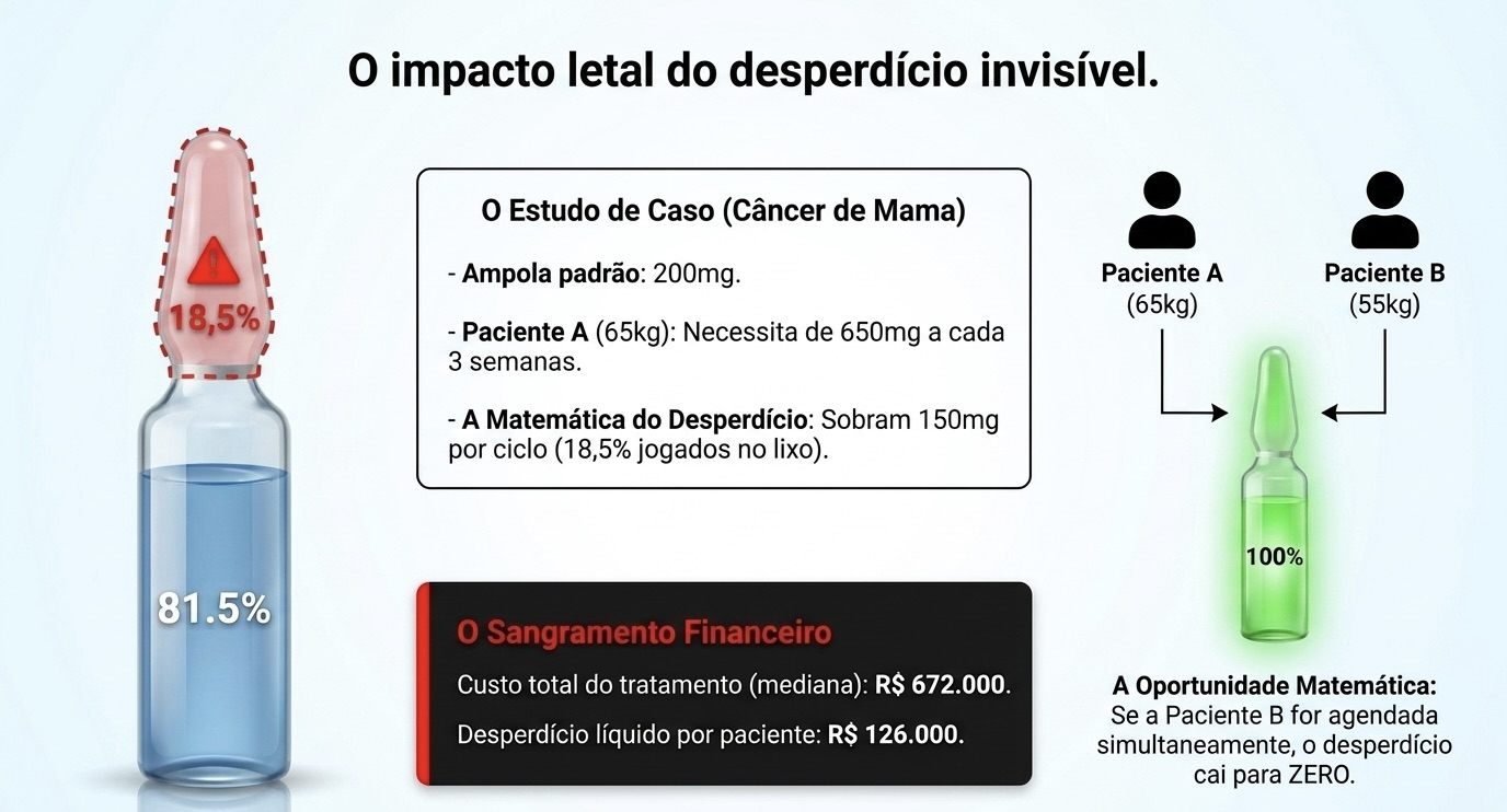 Estudo de caso sobre desperdício invisível de medicamentos